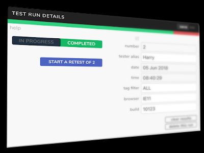 Run Details Retest