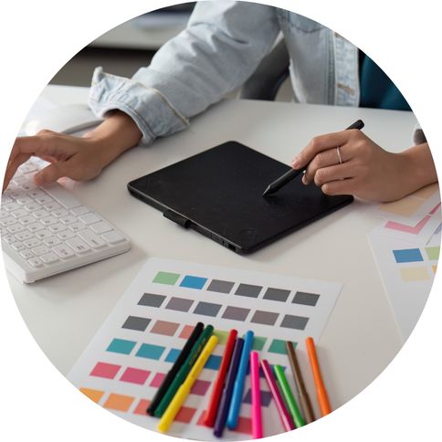 A person at a desk planning and designing, representing the test case design process