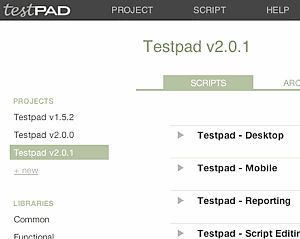 Testpad New UI Closeup