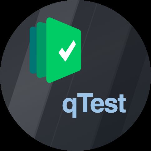 Testpad vs qTest Testpad and qTest logos over a black and white photo of a QA inspector checking a clipboard
